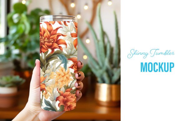 Download 20 Oz Skinny Tumbler Canva Mockup - Skinny tumbler Collection