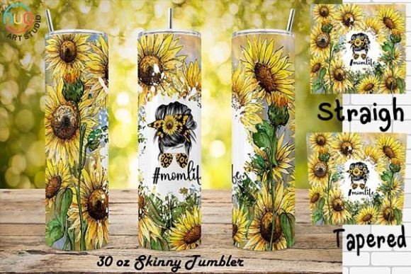 Download Sunflower Mom Life 30oz Skinny Tumbler - Skinny tumbler Collection
