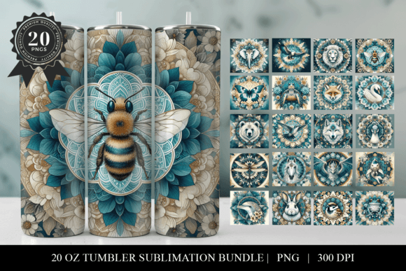 Download 20 Animal Mandala 20oz Tumbler Designs - Tumbler designs Collection