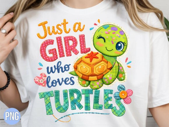 Download Just a Girl Who Loves Turtles Sea PNG - Premium Resources