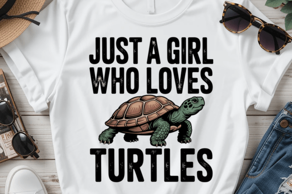 Download Just a Girl Who Loves Turtles PNG - Premium Resources